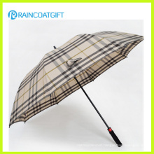 Plaid Large Folding 100% Fiberglass Umbrella